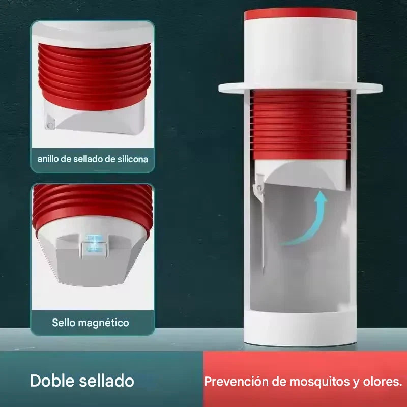 OdorShield™ Dispositivo Anti-Olores para Tuberias
