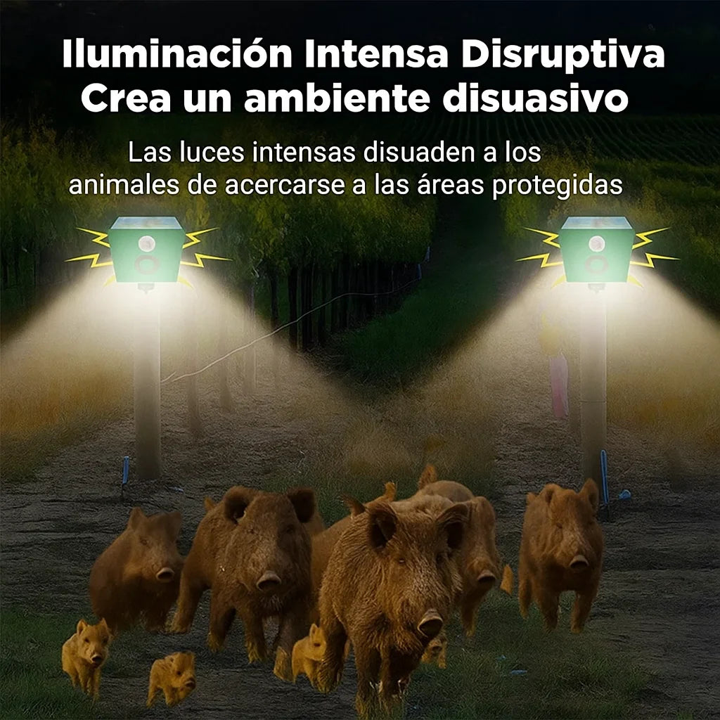 LightAlert™ Repelente Solar de Animales