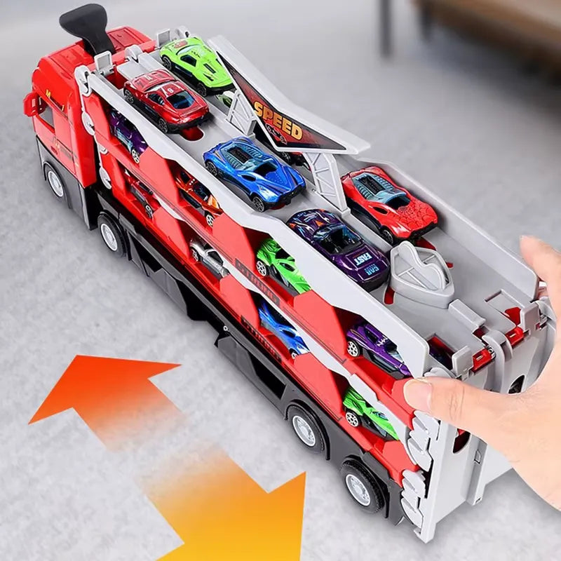 RaceTruck Camion de Carreras con Pista (incluye mini autos)