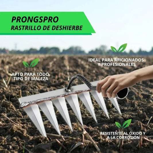 PRONGSPRO - Rastrillo de deshierbe