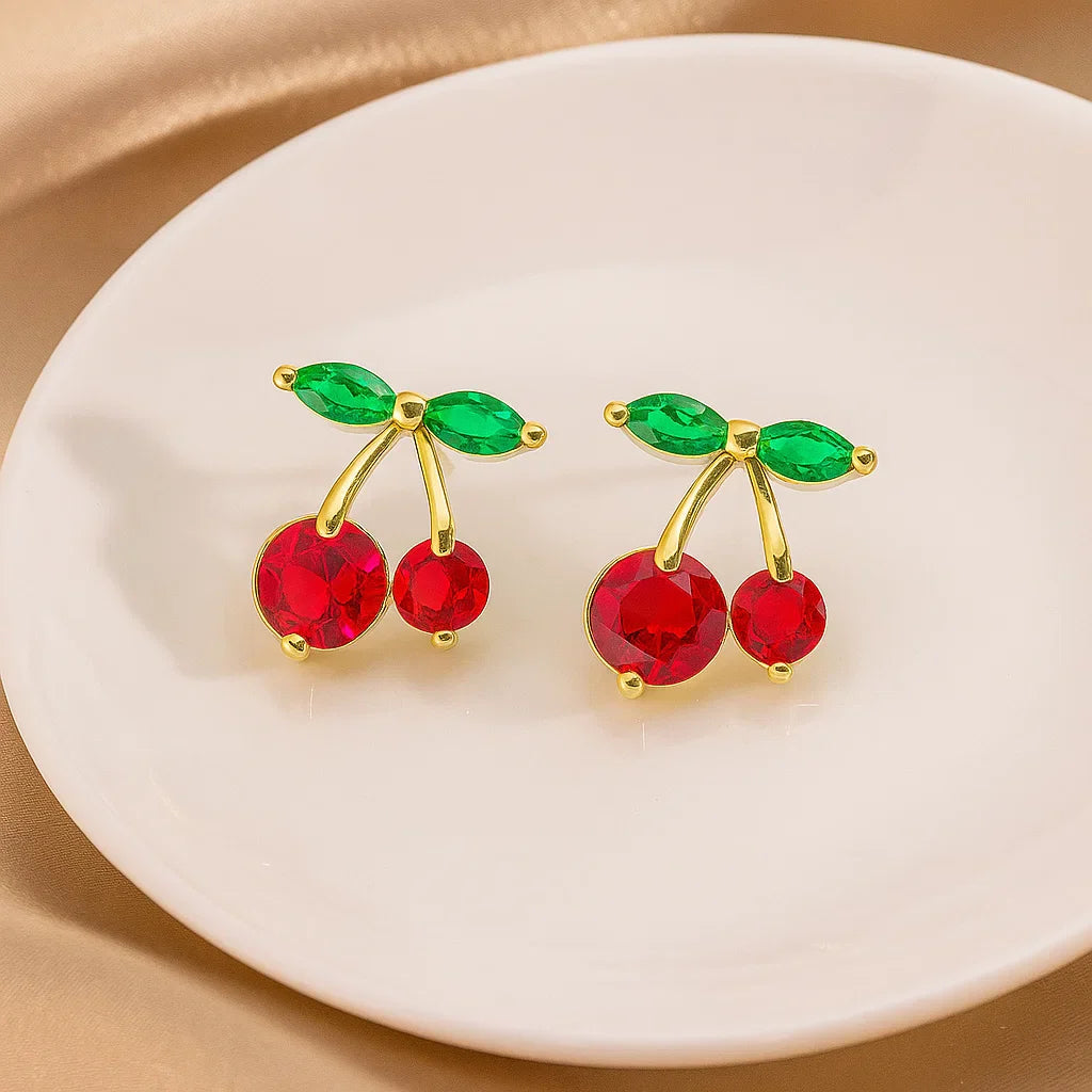Cherry Elegance™ SET Collar+ Aretes