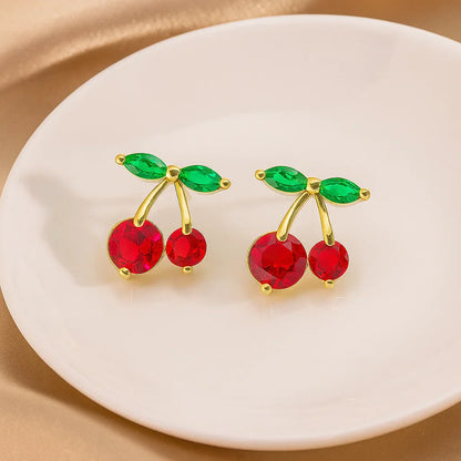 Cherry Elegance™ SET Collar+ Aretes