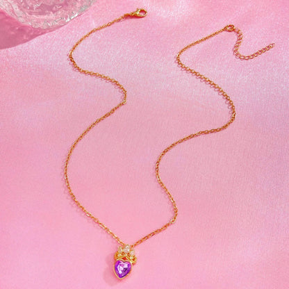 Collar Princesa Rapunzel + Tarjeta y Caja de Regalo