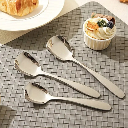 LuxeSpoon™ Cucharas Cuadradas de Acero Inoxidable  (2 Unidades)