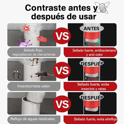 OdorShield™ Dispositivo Anti-Olores para Tuberias