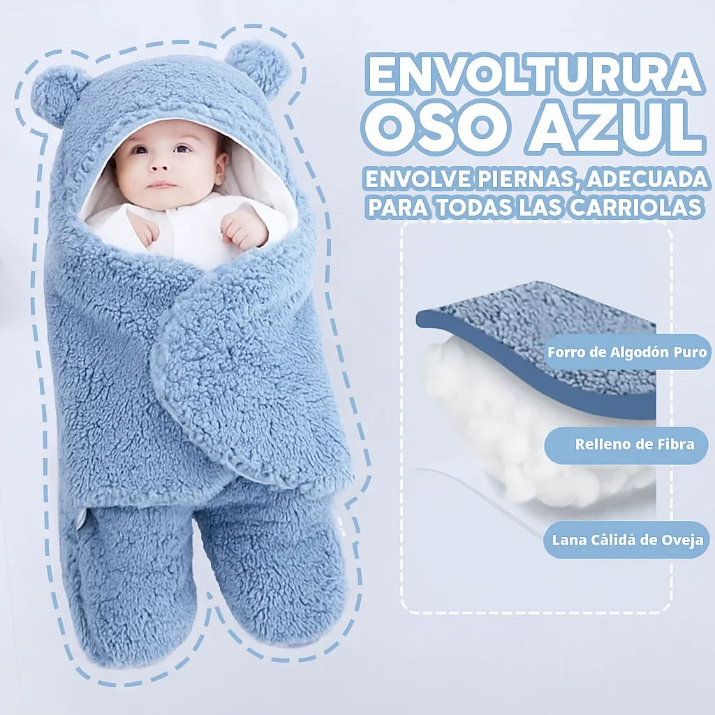 CozyBear™ Manta Envolvente para Bebé