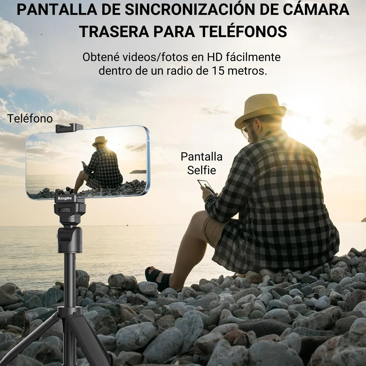 VisionMag™ Pantalla Inalámbrica para Celular