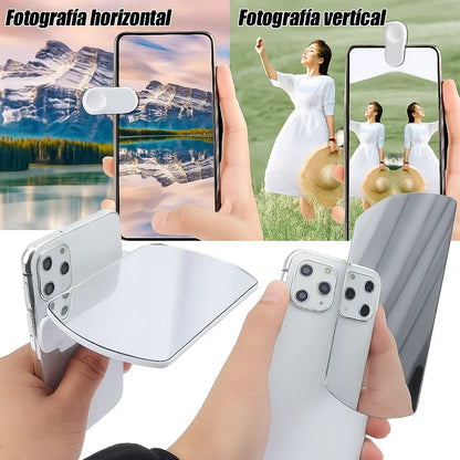 DualView™ Lente con efecto espejo Para celulares