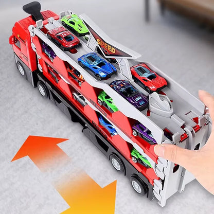 RaceTruck Camion de Carreras con Pista (incluye mini autos)