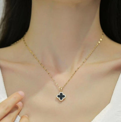 Charm ® Collar Trebol de 4 hojas VIRAL