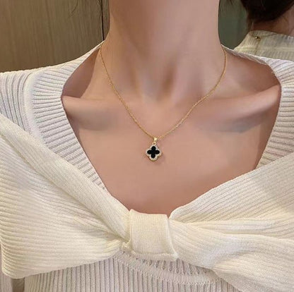 Charm ® Collar Trebol de 4 hojas VIRAL