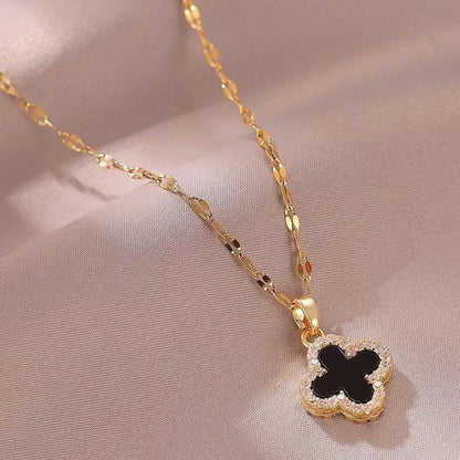 Charm ® Collar Trebol de 4 hojas VIRAL