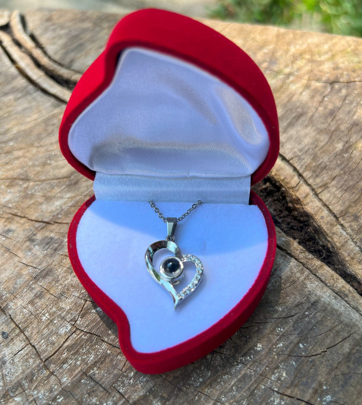 Collar Te amo en 100 idiomas Corazon CON CAJA Corazon
