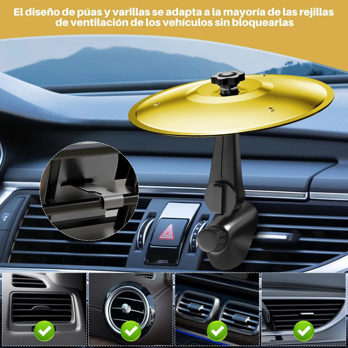 AutoBeat™ Mini Platillo para Auto